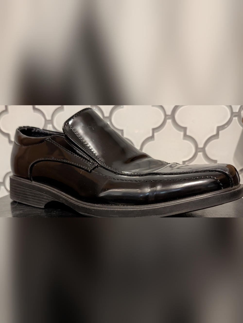 Marc New York Men's Black Slip-On Loafers